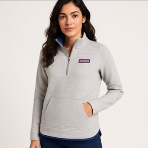 Vineyard Vines Women’s Heathered Lightweight Shep Shirt M Light Grey Blueprint